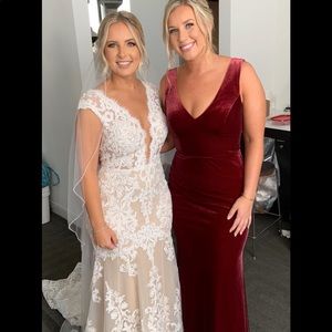 Romantic Rose Revelry Dress Size 10